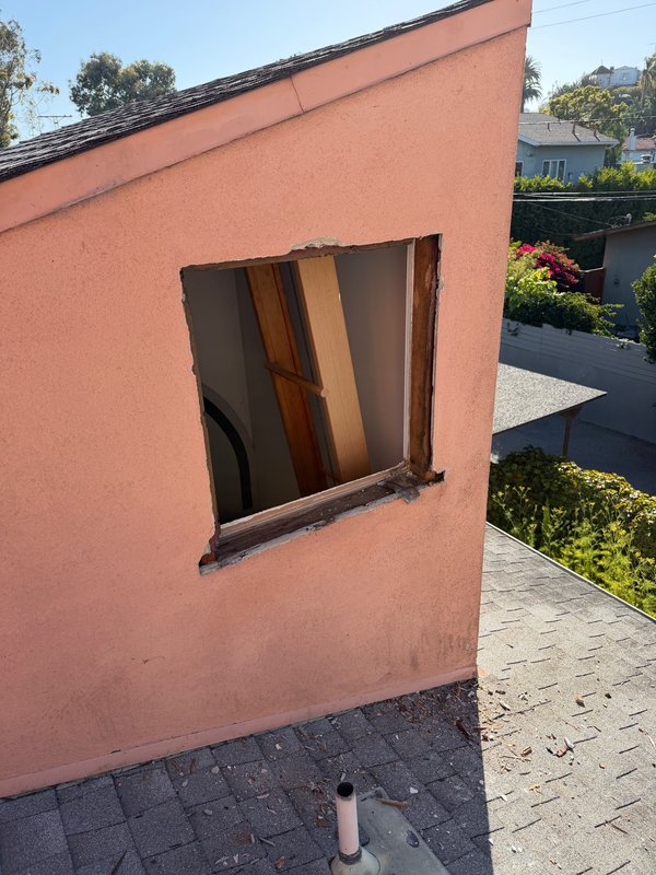 Removal of the entire window.